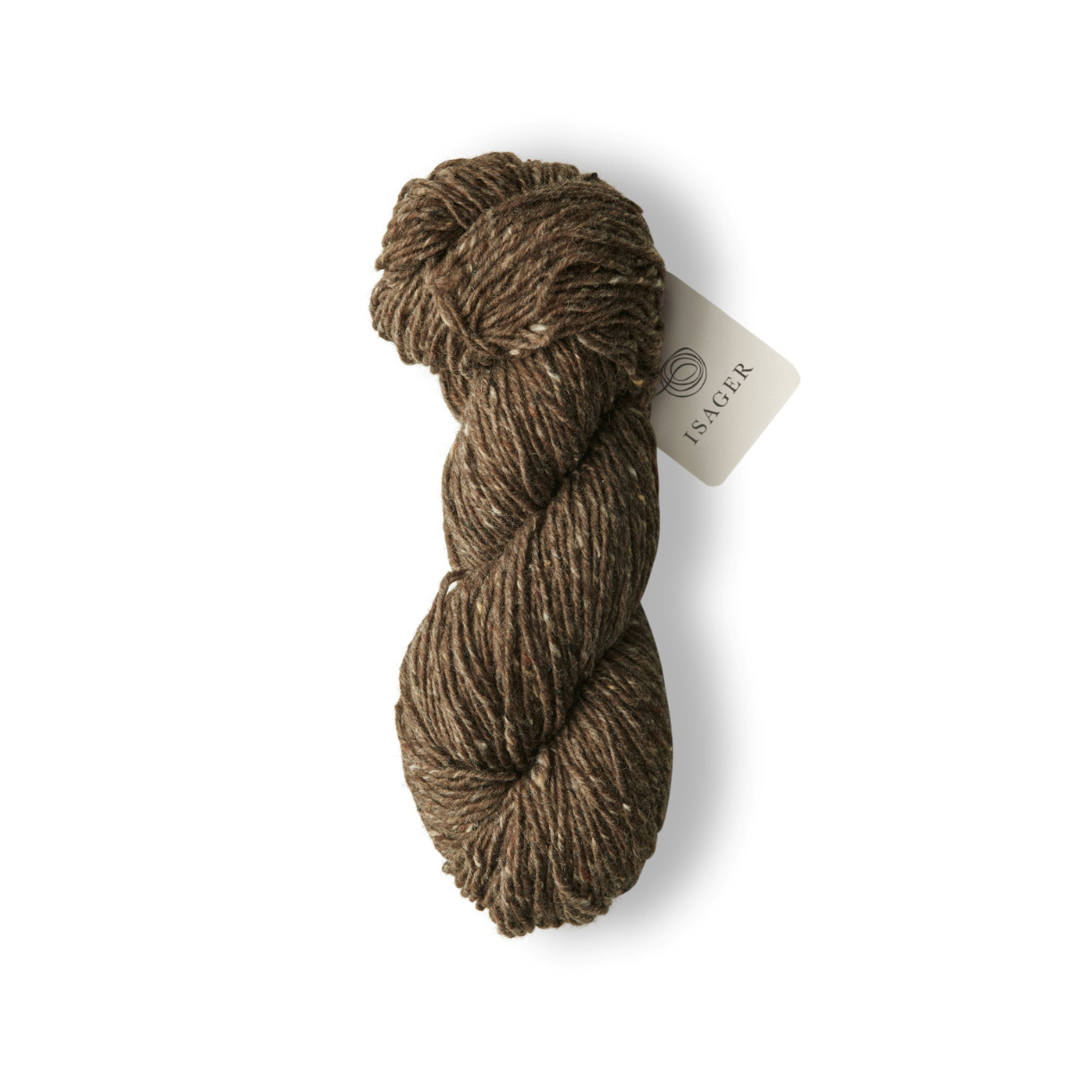 Isager Aran Tweed Brown