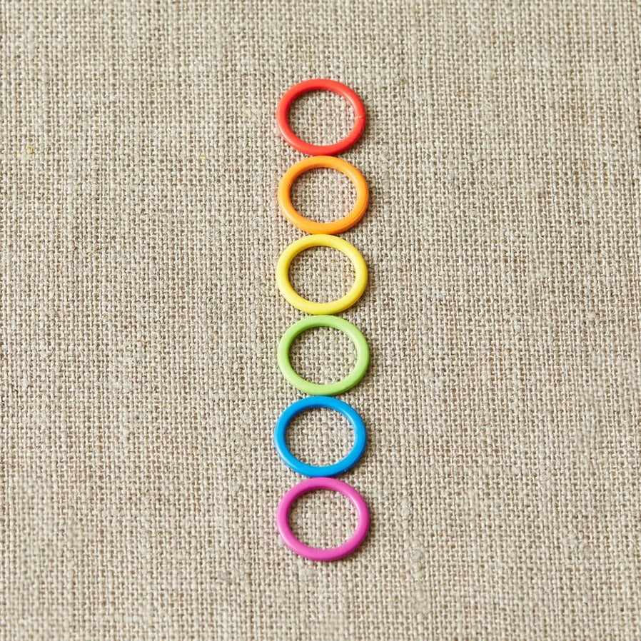 Cocoknits Colored Ring Stitch Marker original large maskemarkører