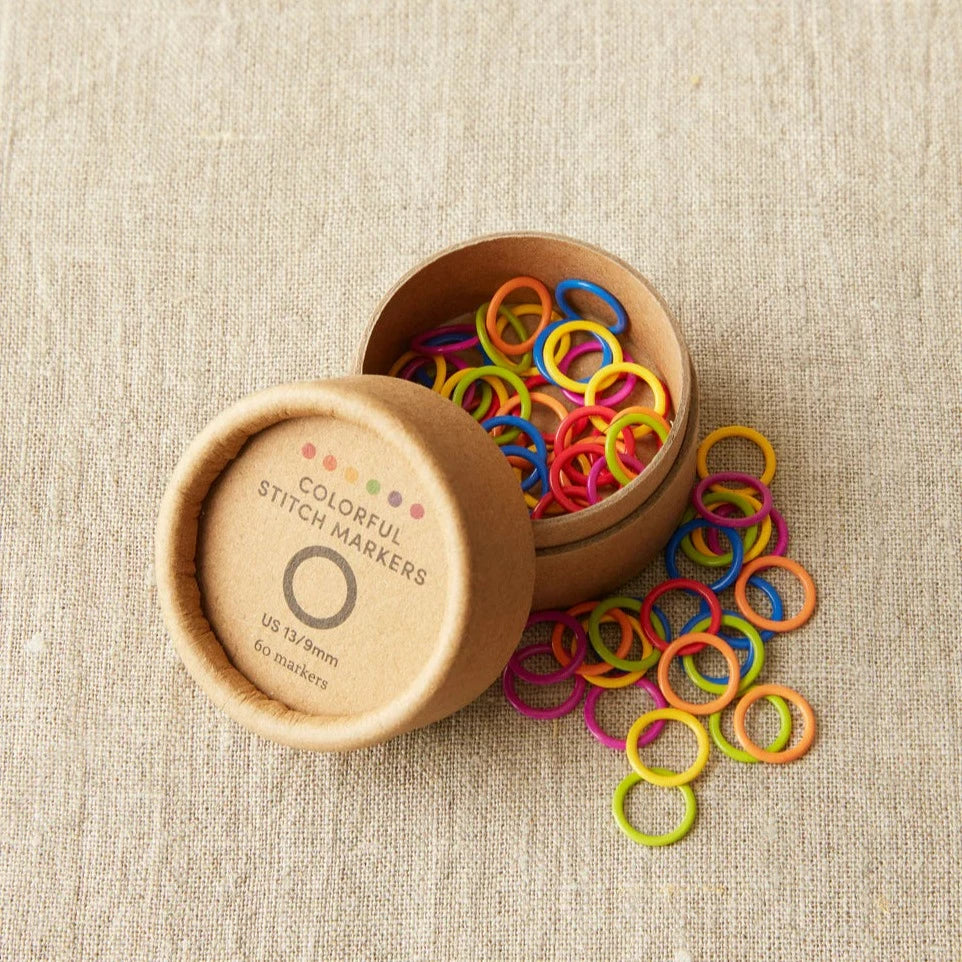 Cocoknits Colored Ring Stitch Marker original large maskemarkører
