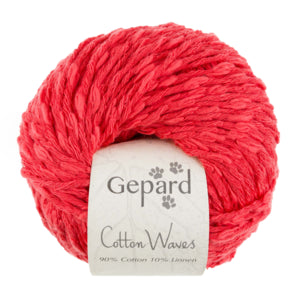 Gepard Cotton Waves325 Rød Red