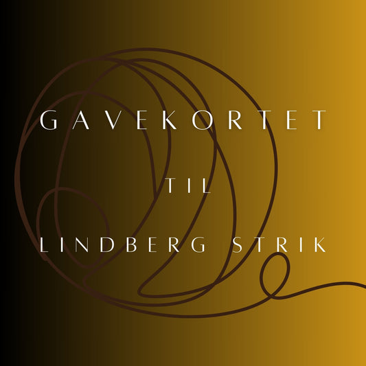 Gavekortet din kære kan bruge hos Lindberg Strik i butikken eller på webshoppen