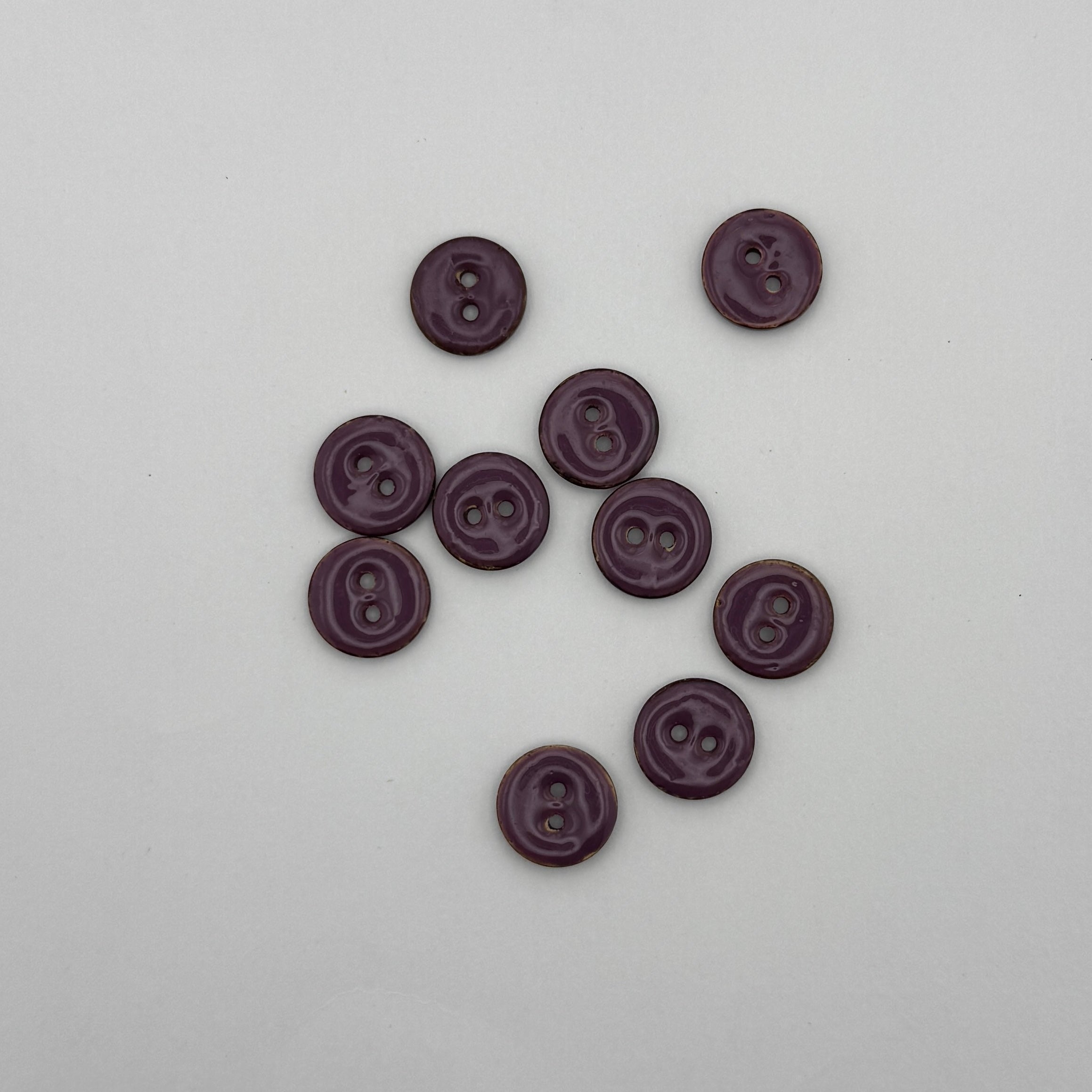 Kokos Knap Lilla 15 mm