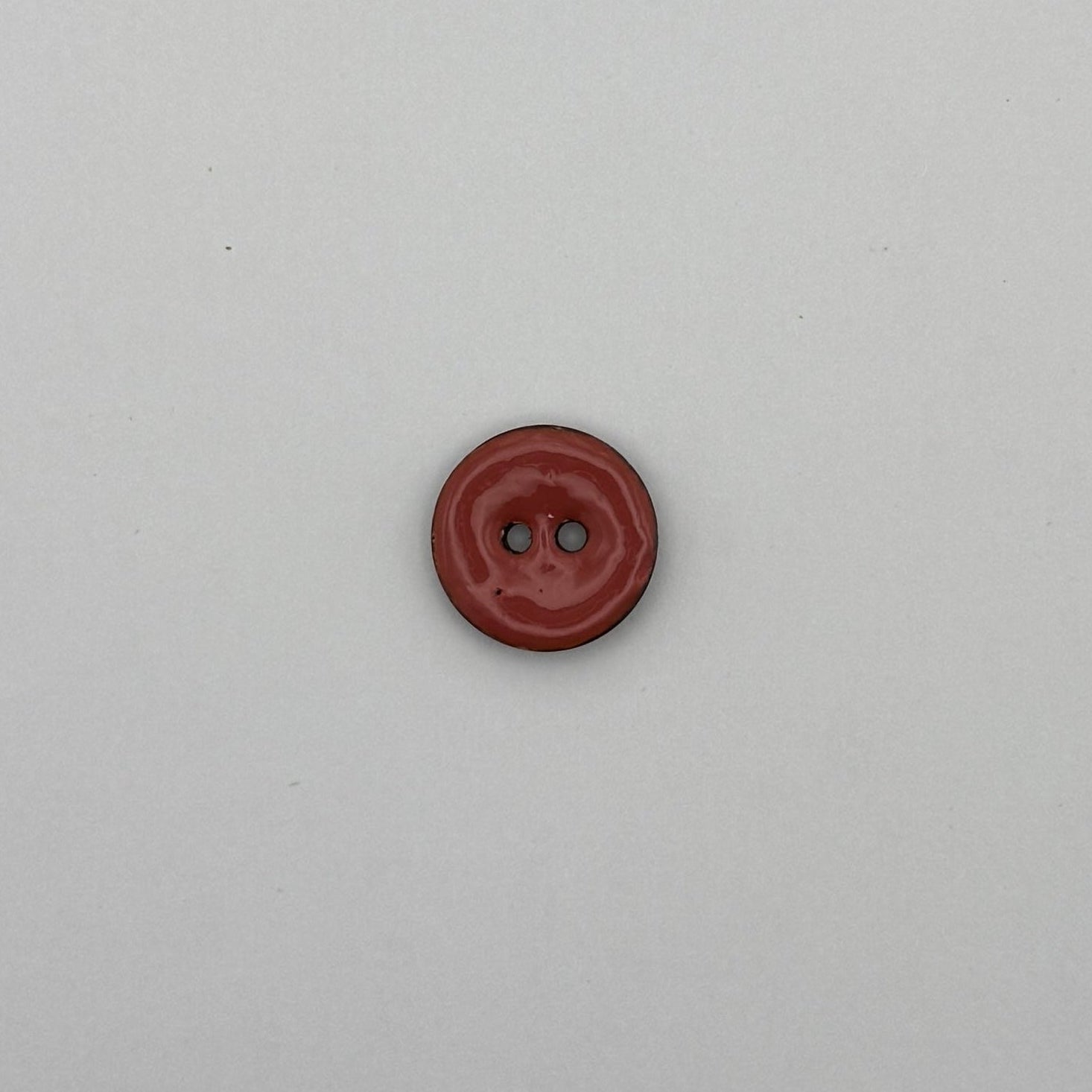 Kokos Knap Orange 15 mm