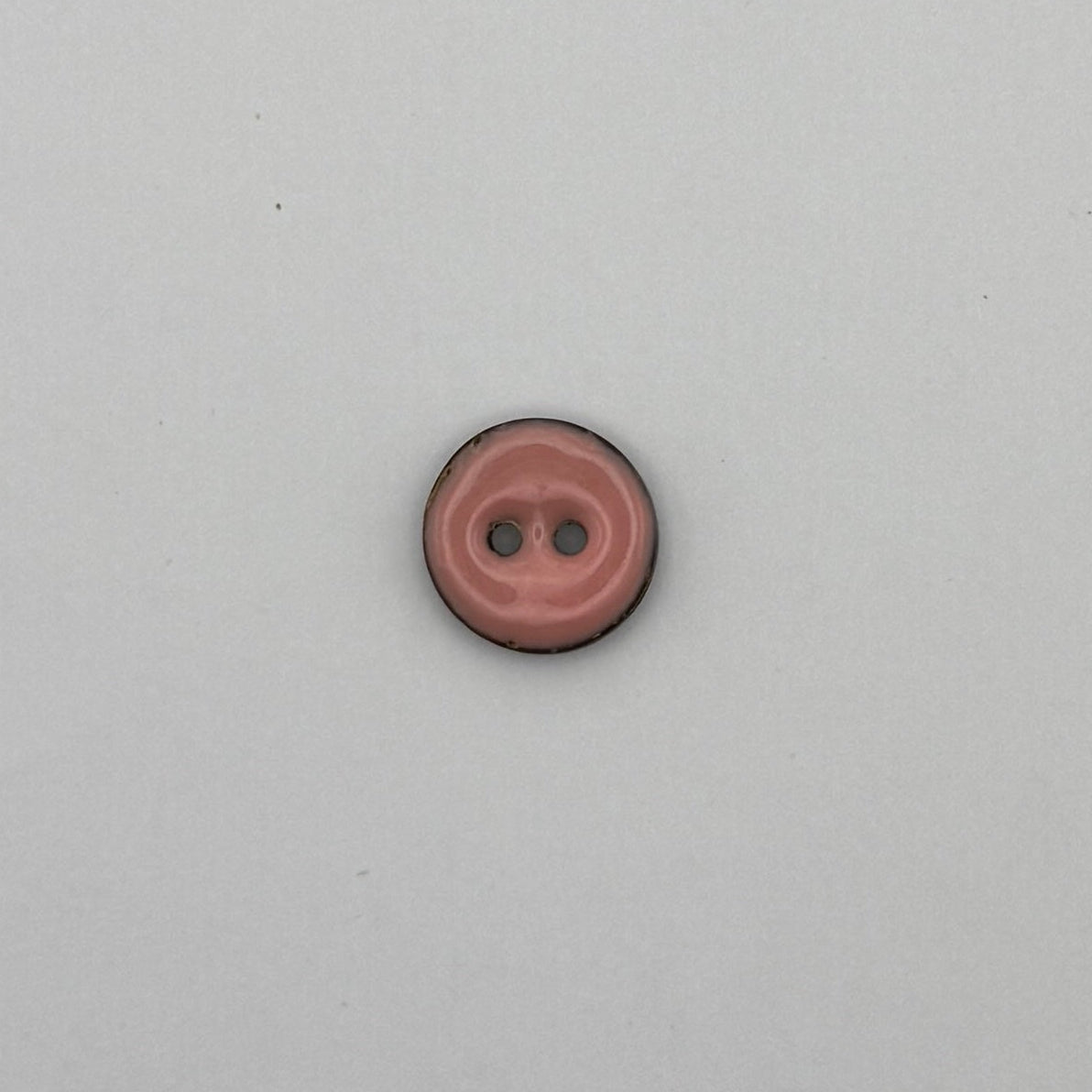 Kokos Knap Lyserød 15 mm