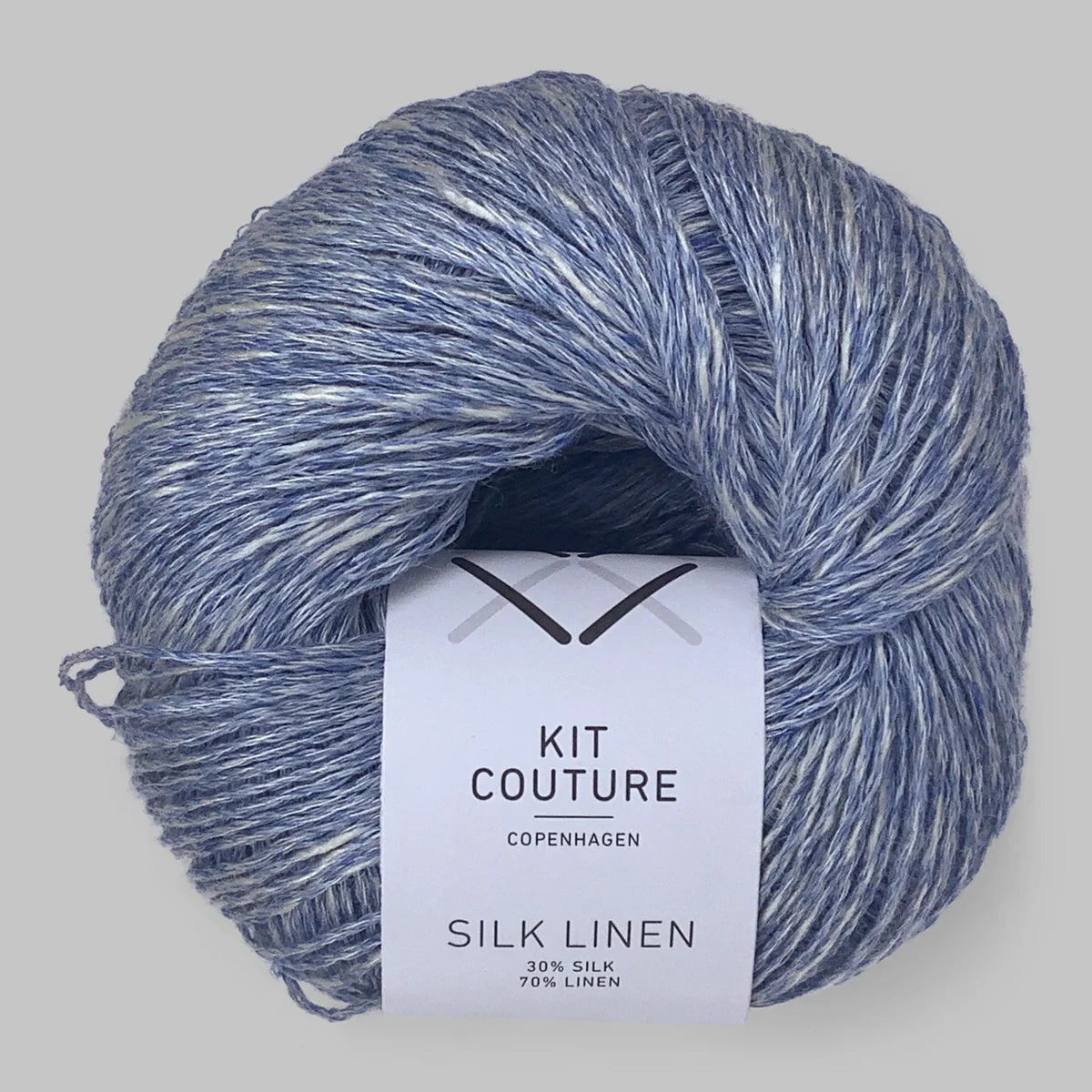 Kit Couture Silk linen 5843 blaa blå