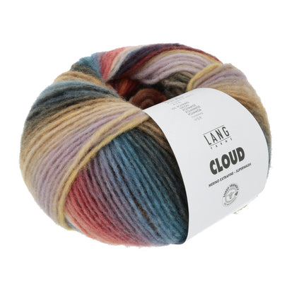 LANG YARNS Cloud 13 Light Blue Brown Grey