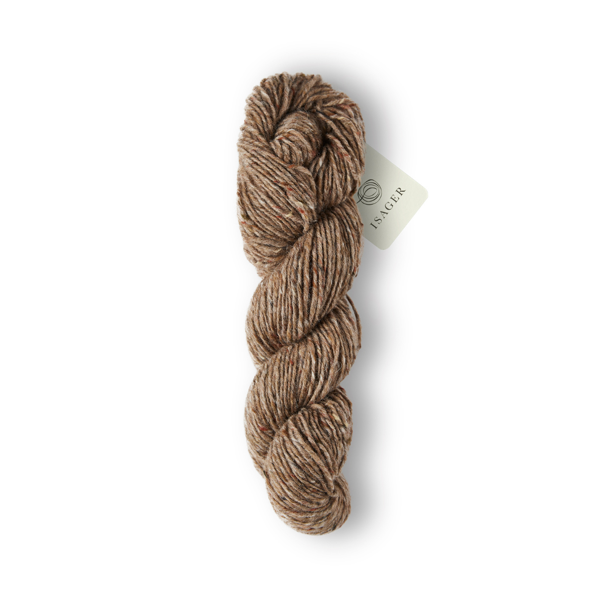 Isager Aran Tweed Light Brown
