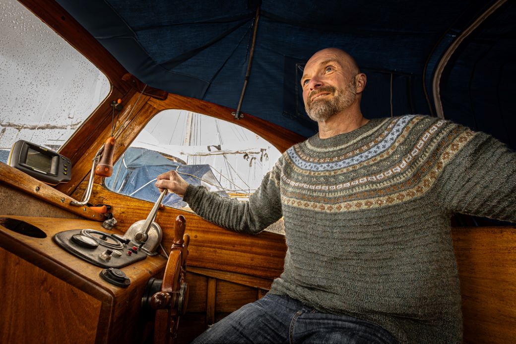 Annette Davidsen Strik til en verdensmand Mungo Park Highland Wool Alpaca 2