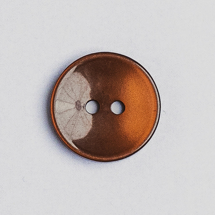 Plast Knap Brun [18 mm]
