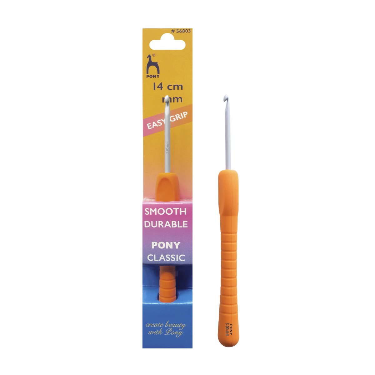 Hæklenåle Easy Grip - Pony (2 - 15 mm)