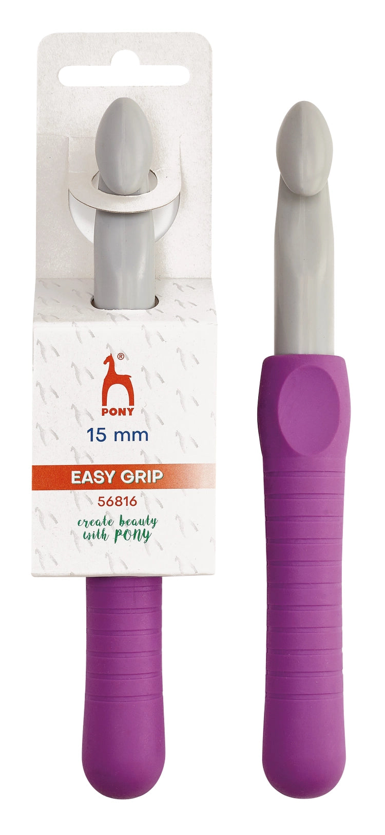 Hæklenåle Easy Grip - Pony (2 - 15 mm)