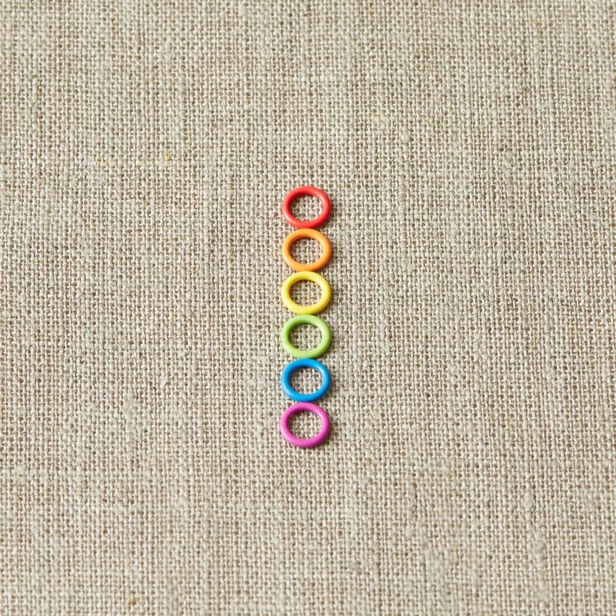 Cocoknits Colored Ring Stitch Marker Small Maskemarkører