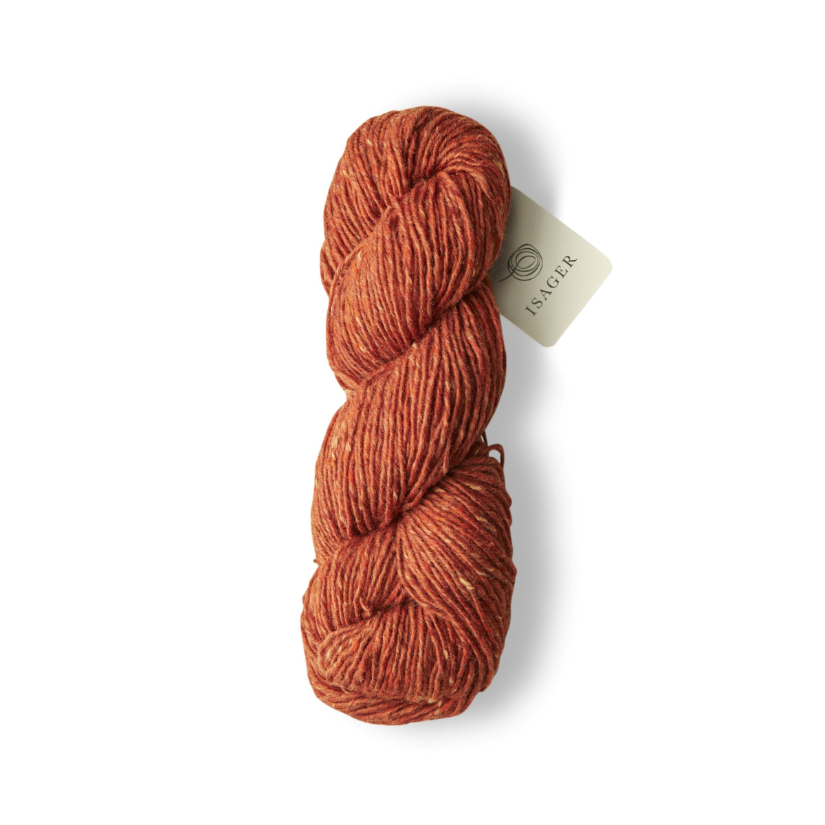 Isager Aran Tweed Red