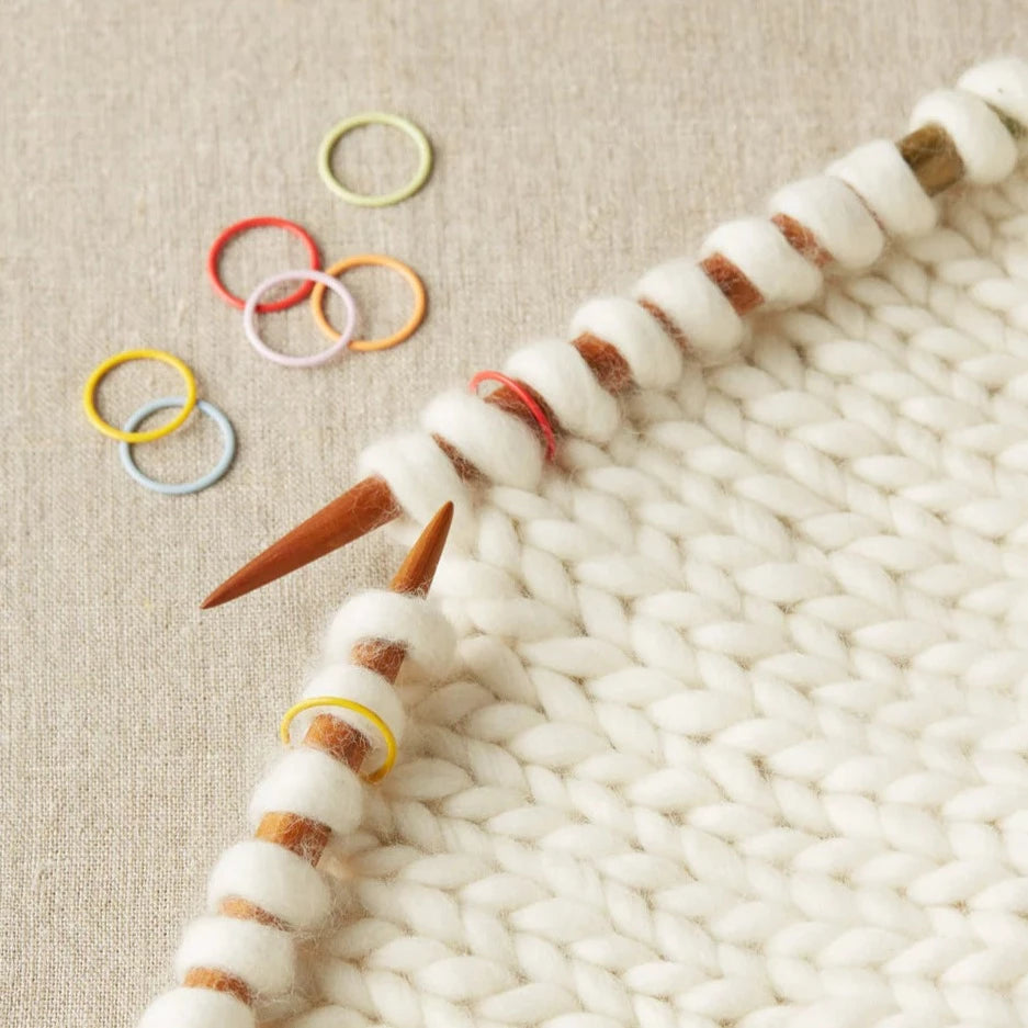 Cocoknits Colored Ring Stitch Marker Jumbo maskemarkører