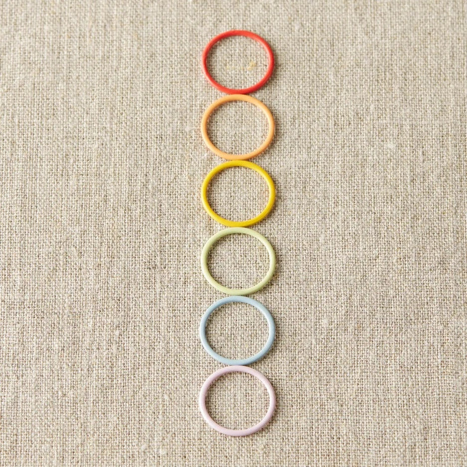 Cocoknits Colored Ring Stitch Marker Jumbo maskemarkører