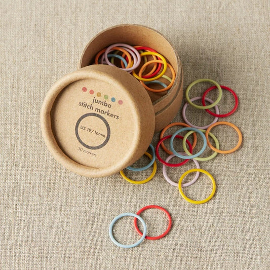 Cocoknits Colored Ring Stitch Marker Jumbo maskemarkører