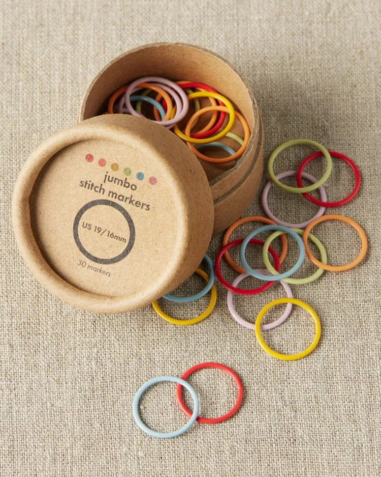 Cocoknits Colored Ring Stitch Marker Jumbo maskemarkører