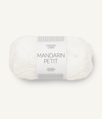 Sandnes Mandarin Petit 1002 Hvit Hvid