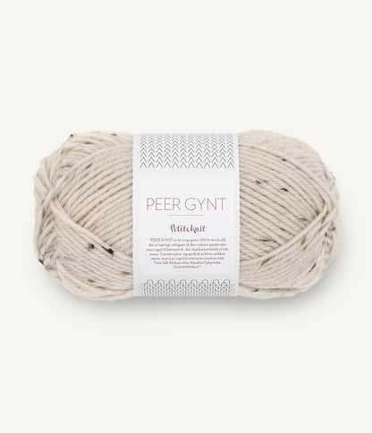 Sandnes Peer Gynt Tweed Petiteknit 2512 Almond Tweed