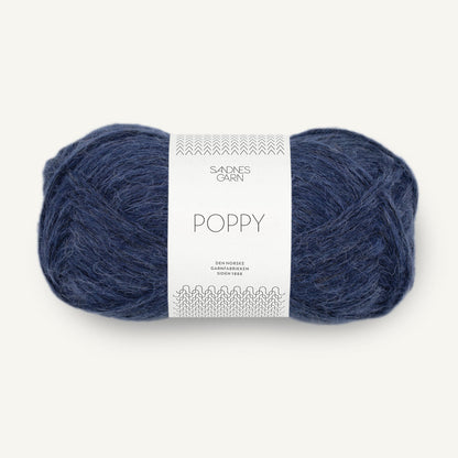 Sandnes Poppy 5575 Marine Blå
