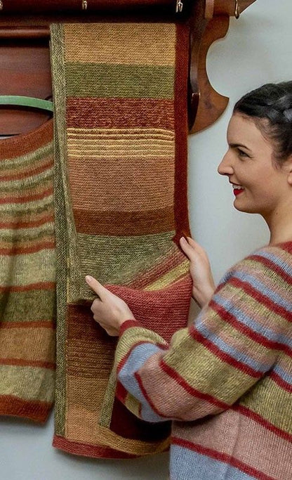 Anna Ancher på Pindene - malerisk strik af Ditte Larsen
