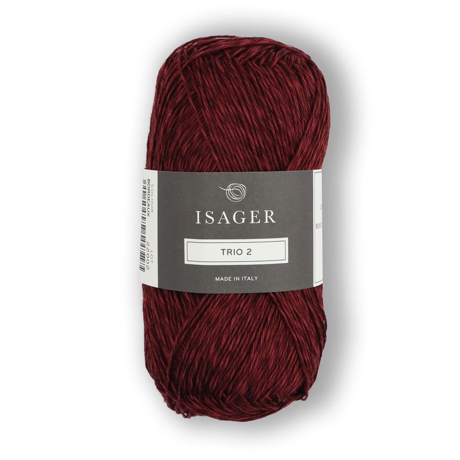 Isager Trio 2 Bordeaux