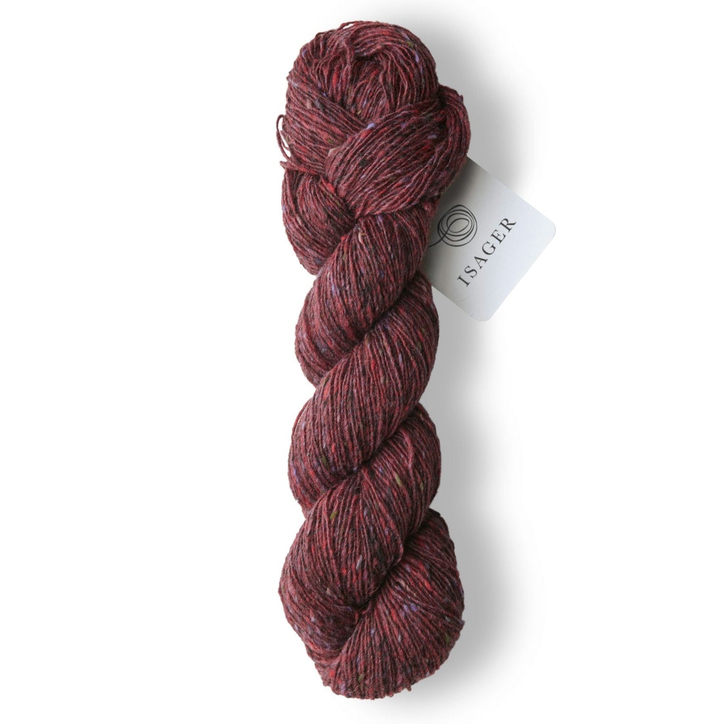 Isager Tweed Wine