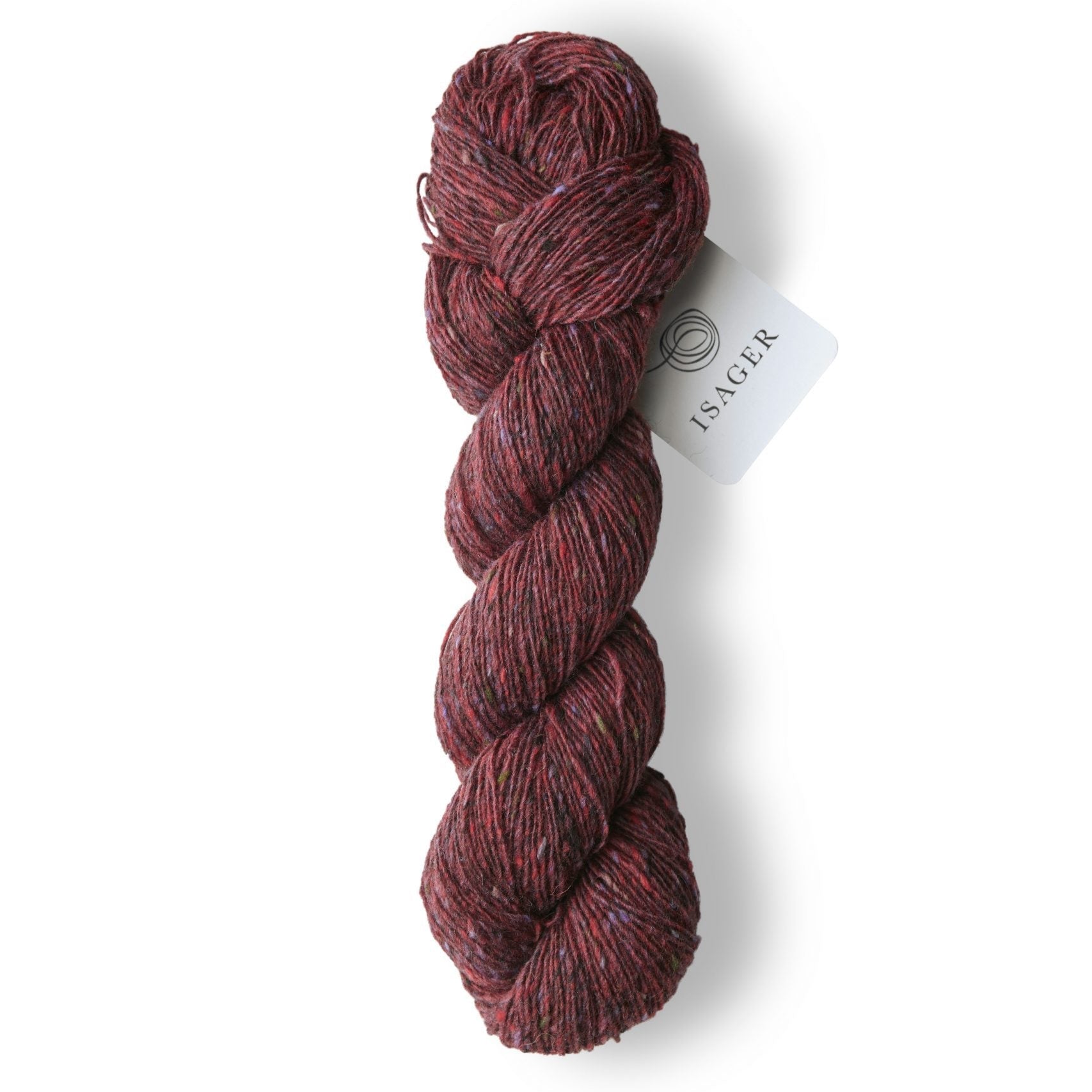Isager Tweed Wine