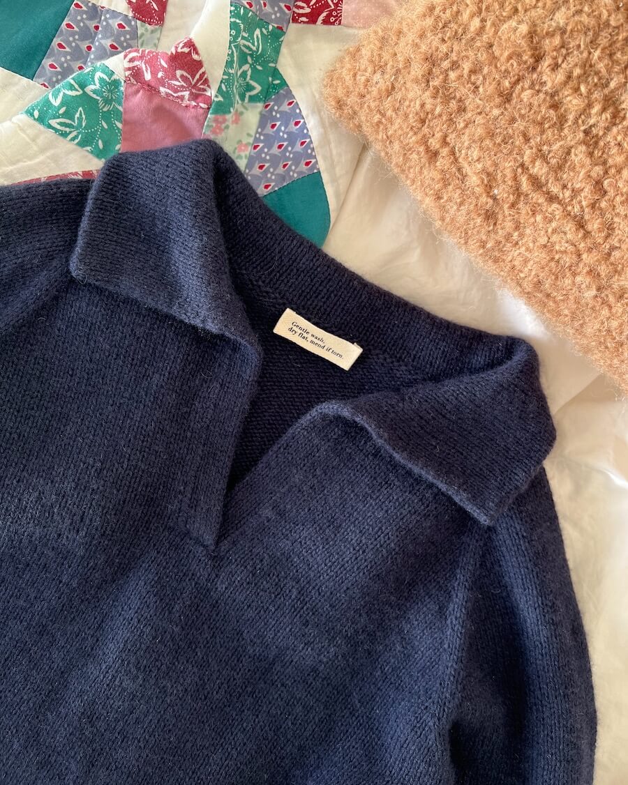 Petiteknit Elisabeth Blouse detalje