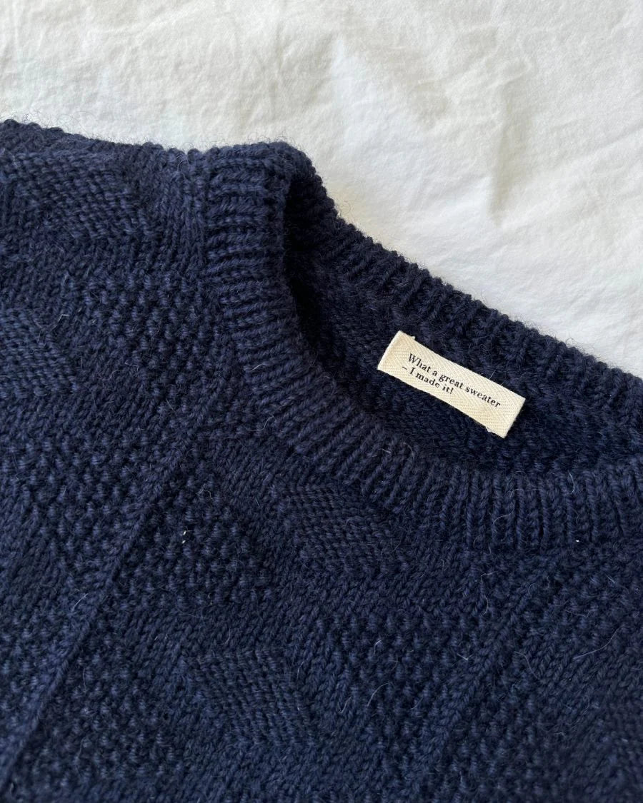 PetiteKnit Label What A Great Sweater I Made It