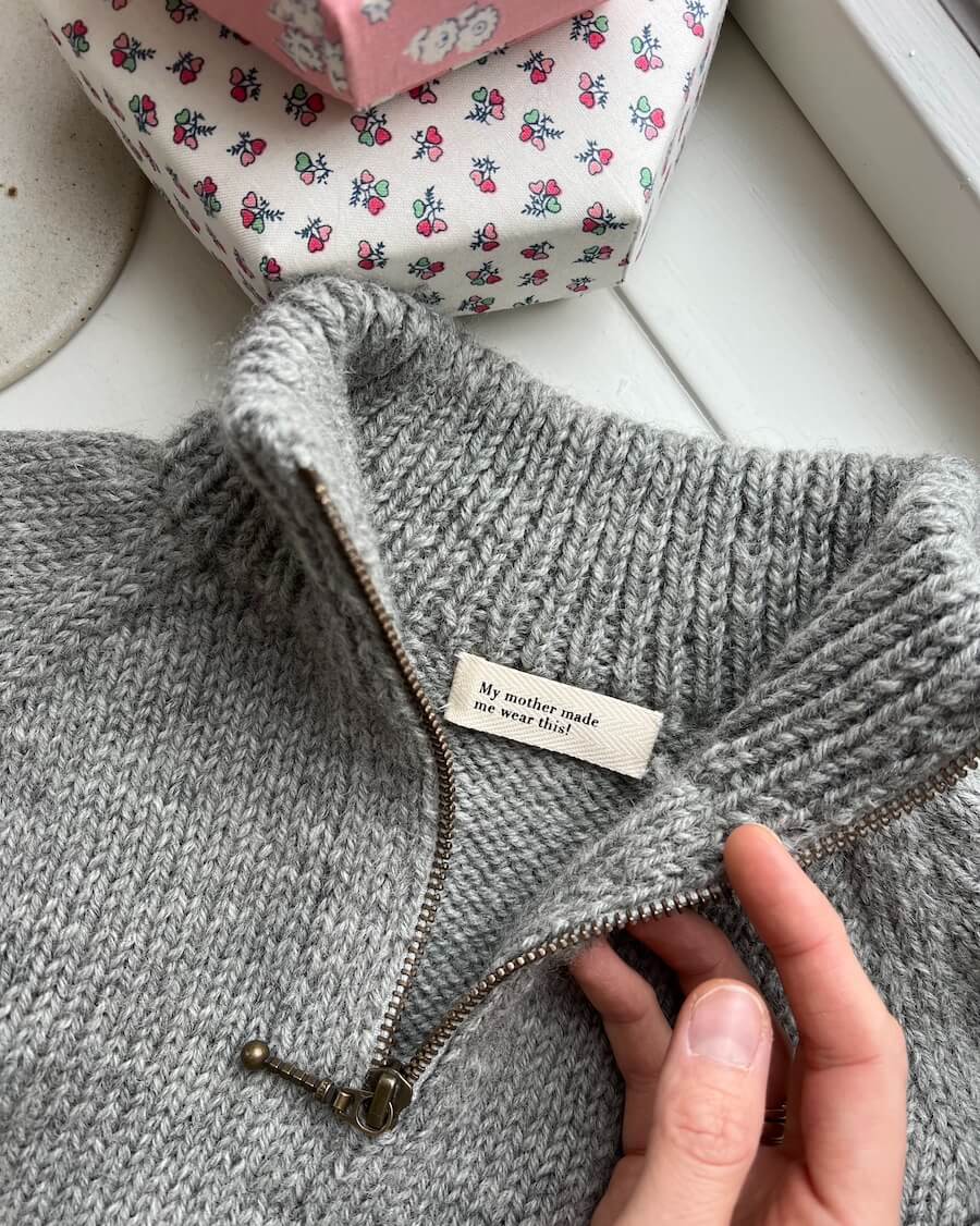PetiteKnit Label My Mother Made Me Wear This