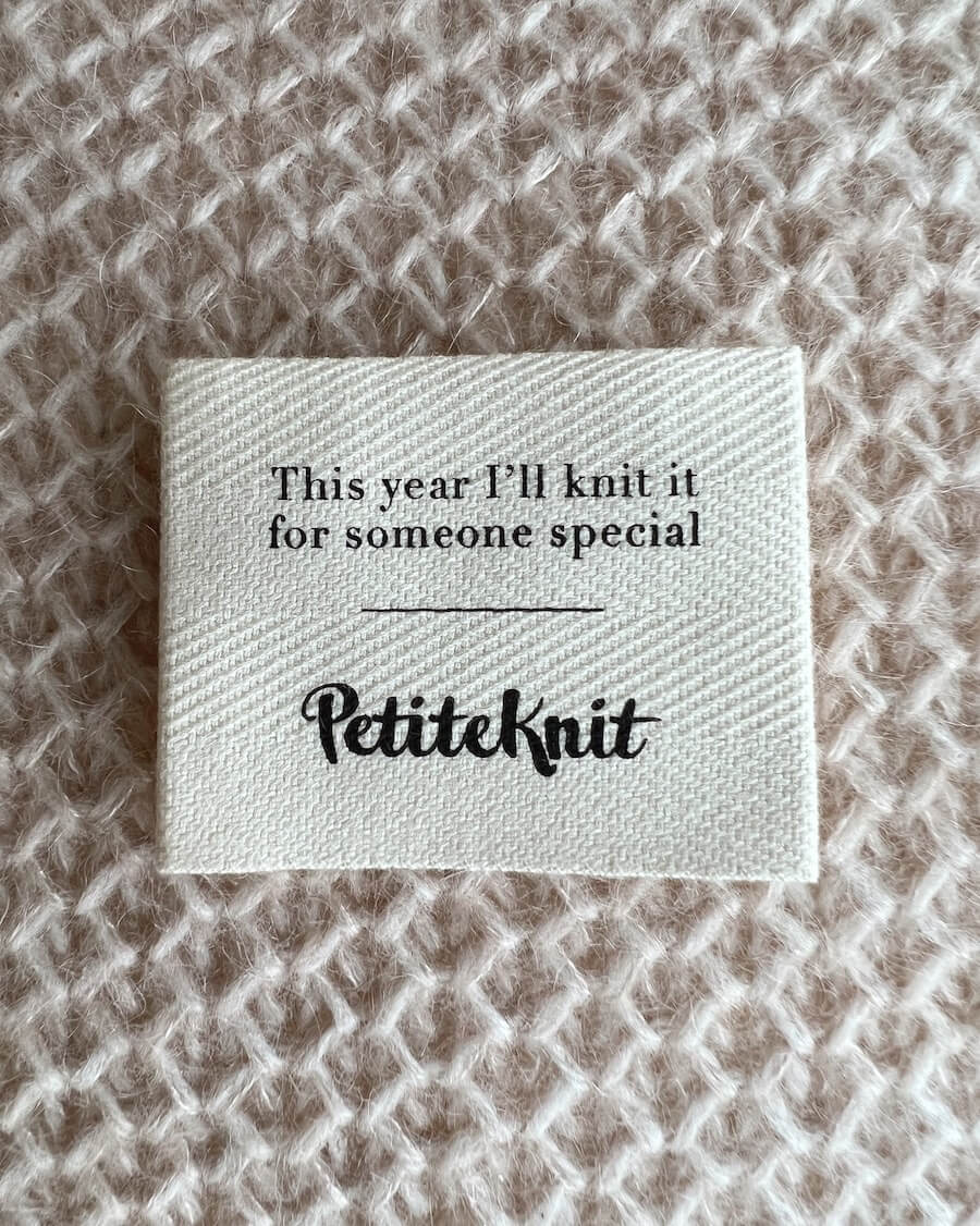 PetiteKnit Label This Year I'll Knit It For Someone Special