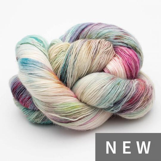 Merino Single Lace - håndfarvet