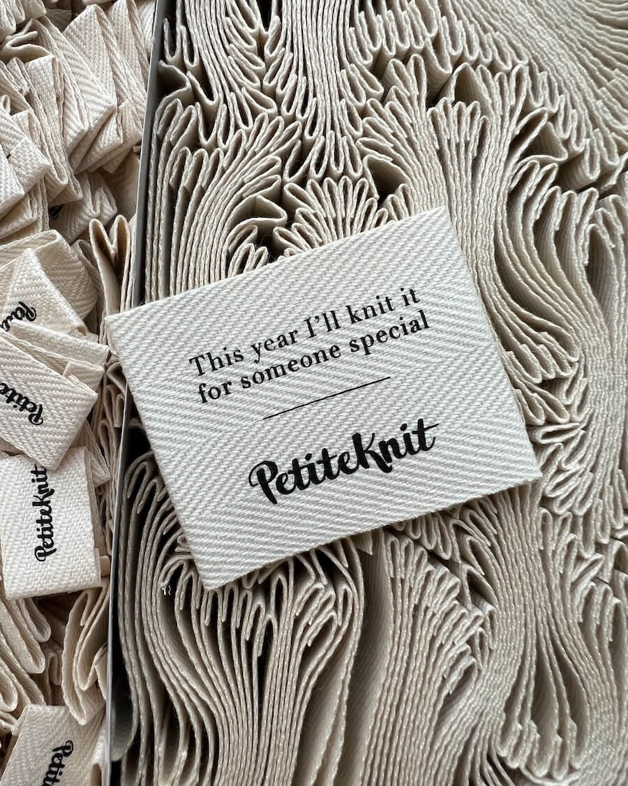 PetiteKnit Label This Year I'll Knit It For Someone Special