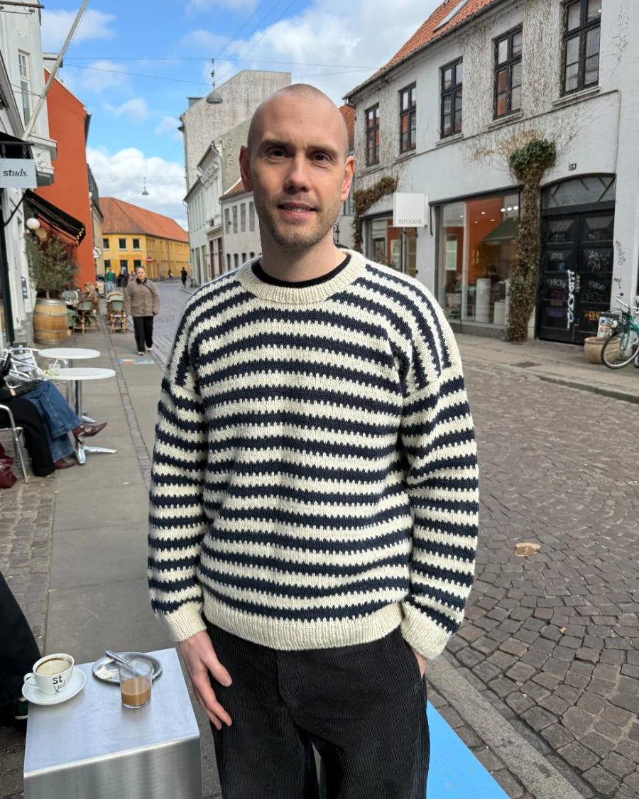 PetiteKnit Otto Sweater Man Trykt Opskrift