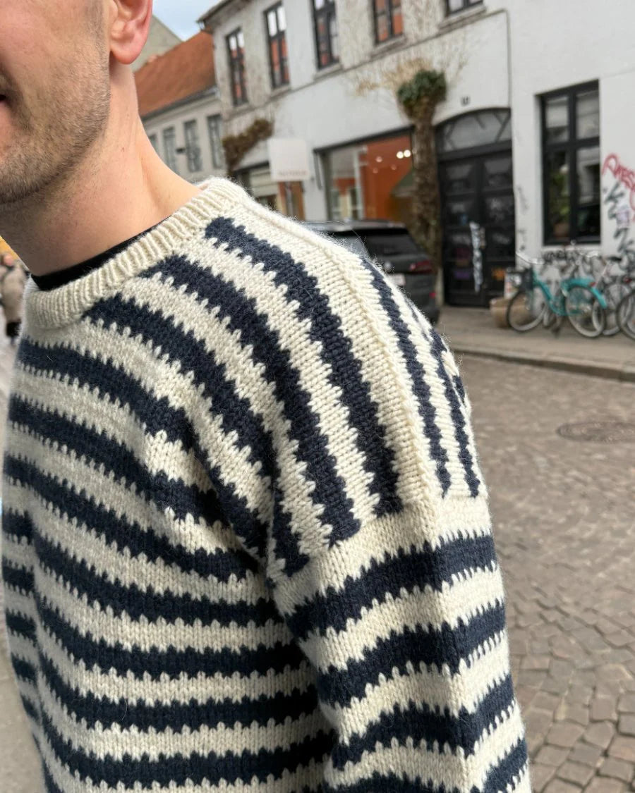 PetiteKnit Otto Sweater Man Trykt Opskrift