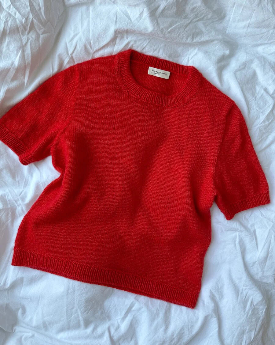 PetiteKnit Poppy Tee Rød