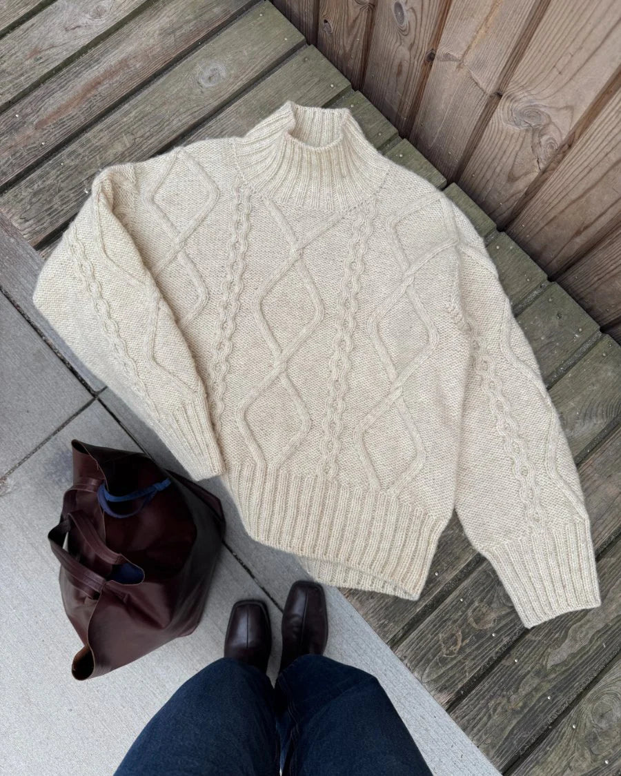 PetiteKnit Saga Sweater Trykt Opskrift