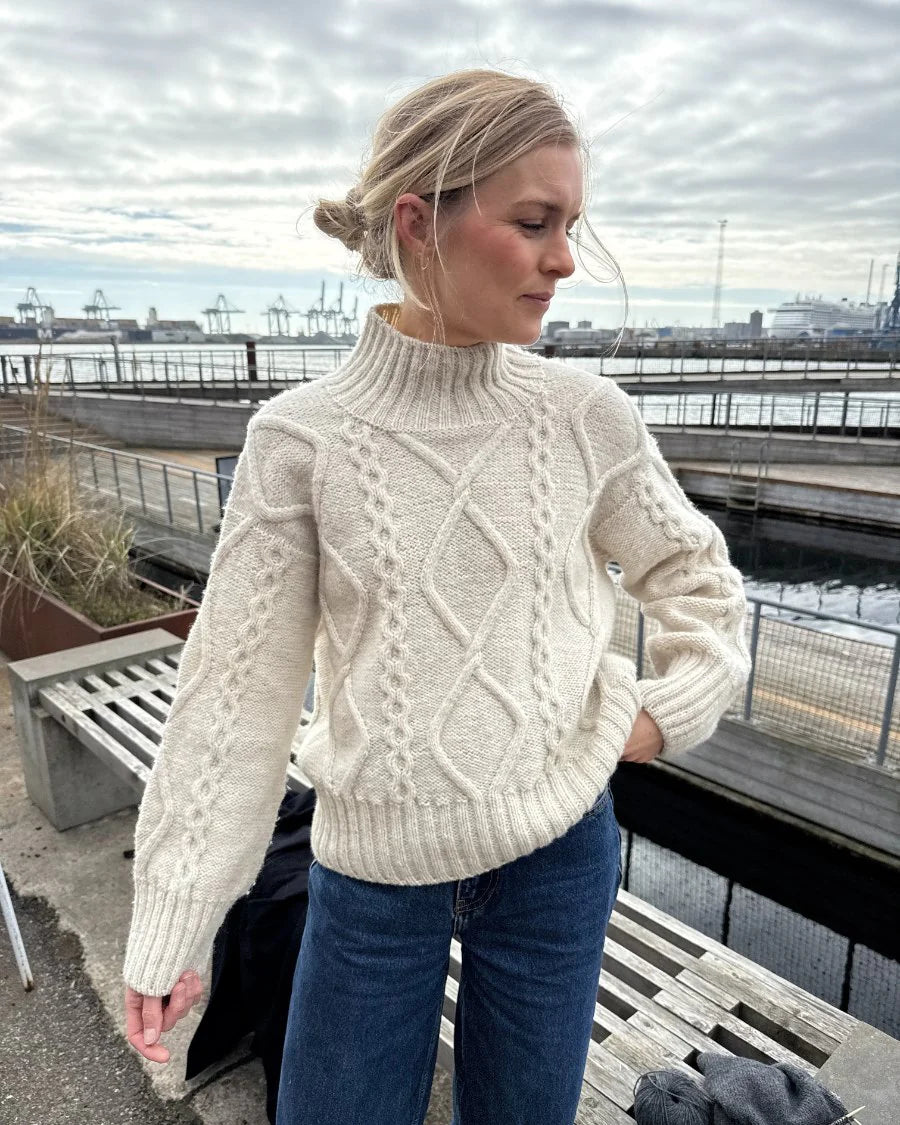 PetiteKnit Saga Sweater Trykt Opskrift