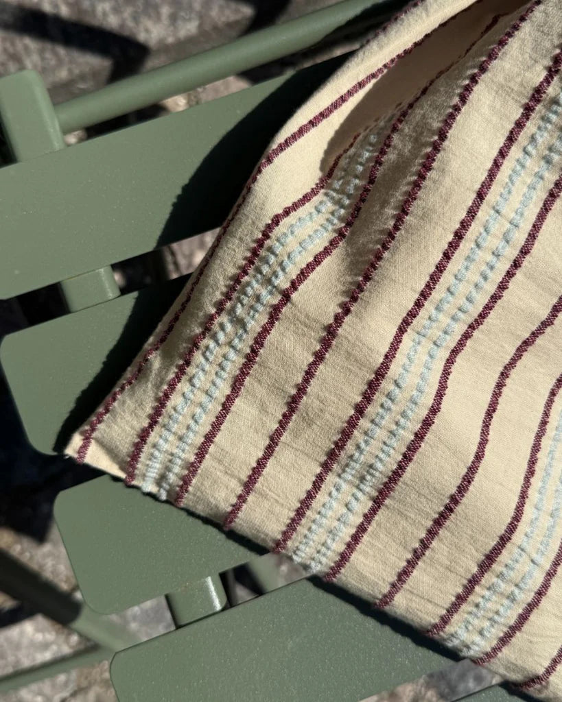 PetiteKnit Knitters String Bag -Seersucker Twin Stripe