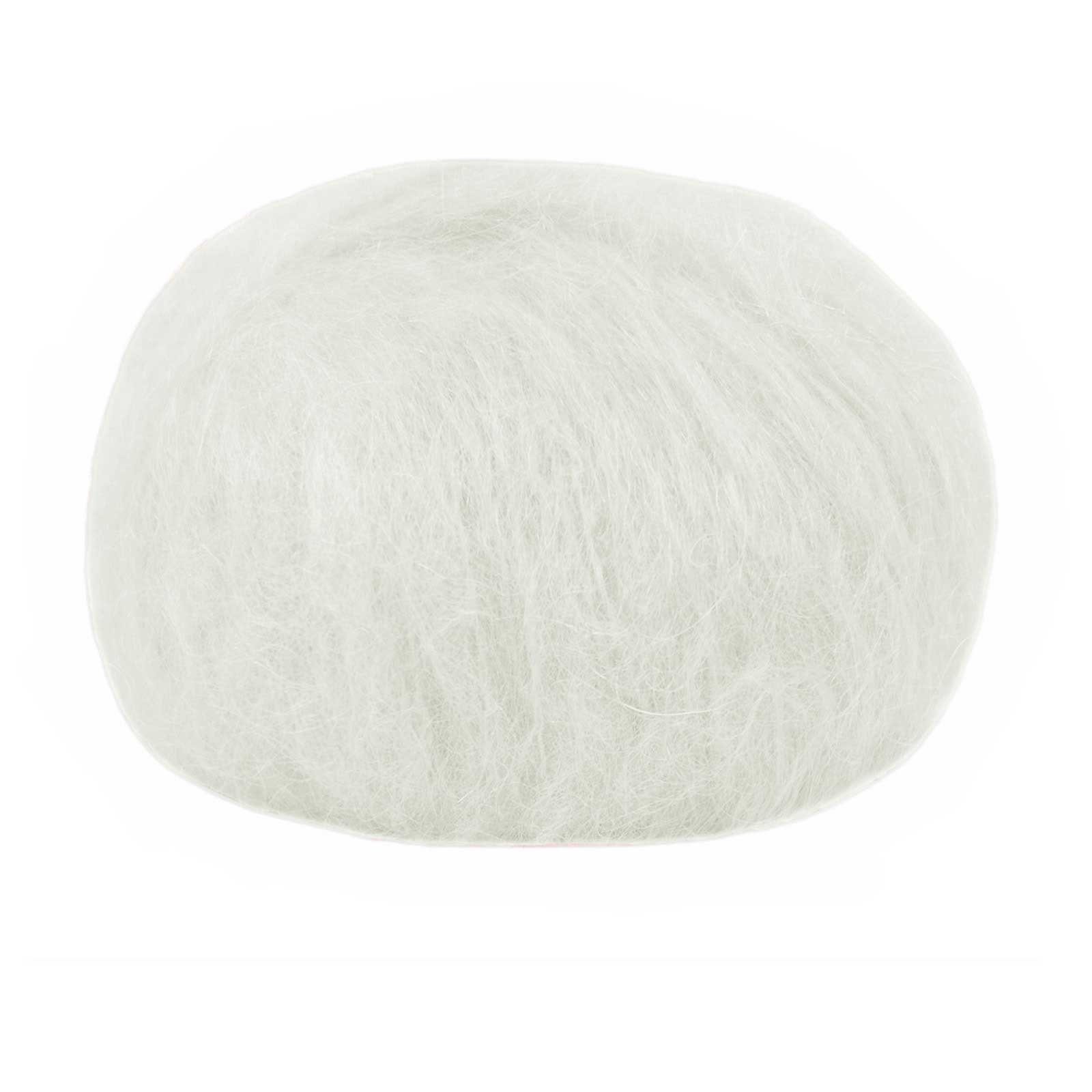 Lana Gatto Wool Mohair 6027 Bianco White Hvid