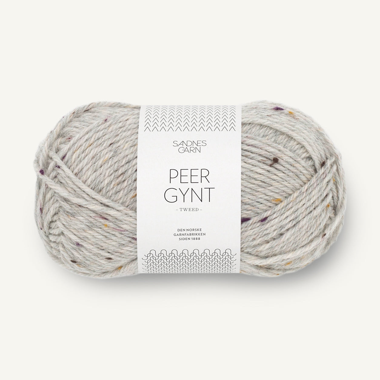 Sandnes Peer Gynt 1035 Lys Gråmeleret Løvfald Tweed