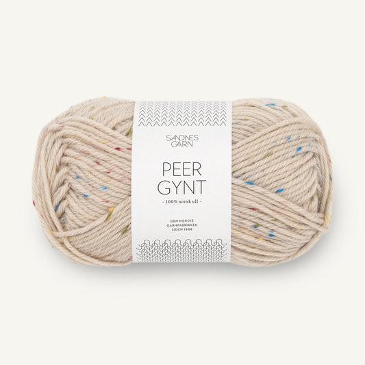 Sandnes Peer Gynt 2720 Marsipan Tutti Frutti Tweed