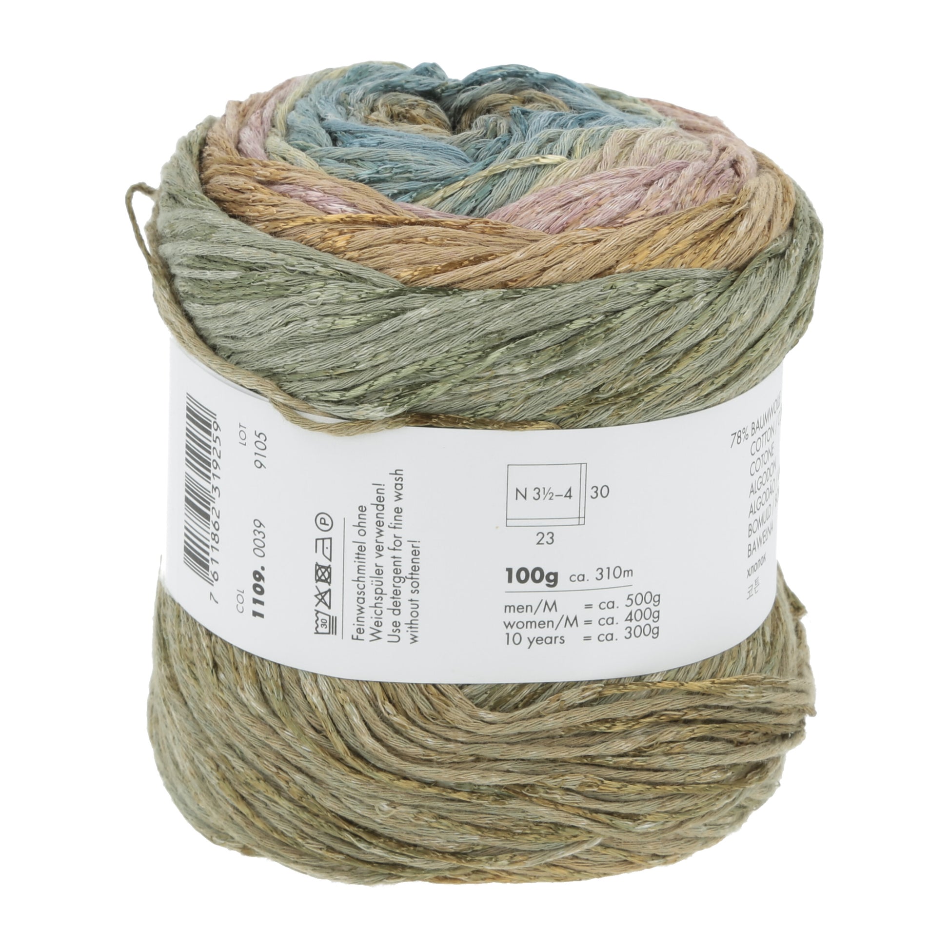 Lang Yarns Paradise 39 Camel Jeans Rose