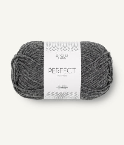 Sandnes Perfect 1053 Mørk Gråmeleret