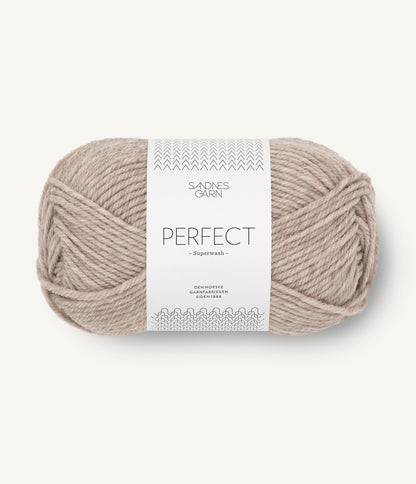 Sandnes Perfect 2650 Lys Beigemeleret