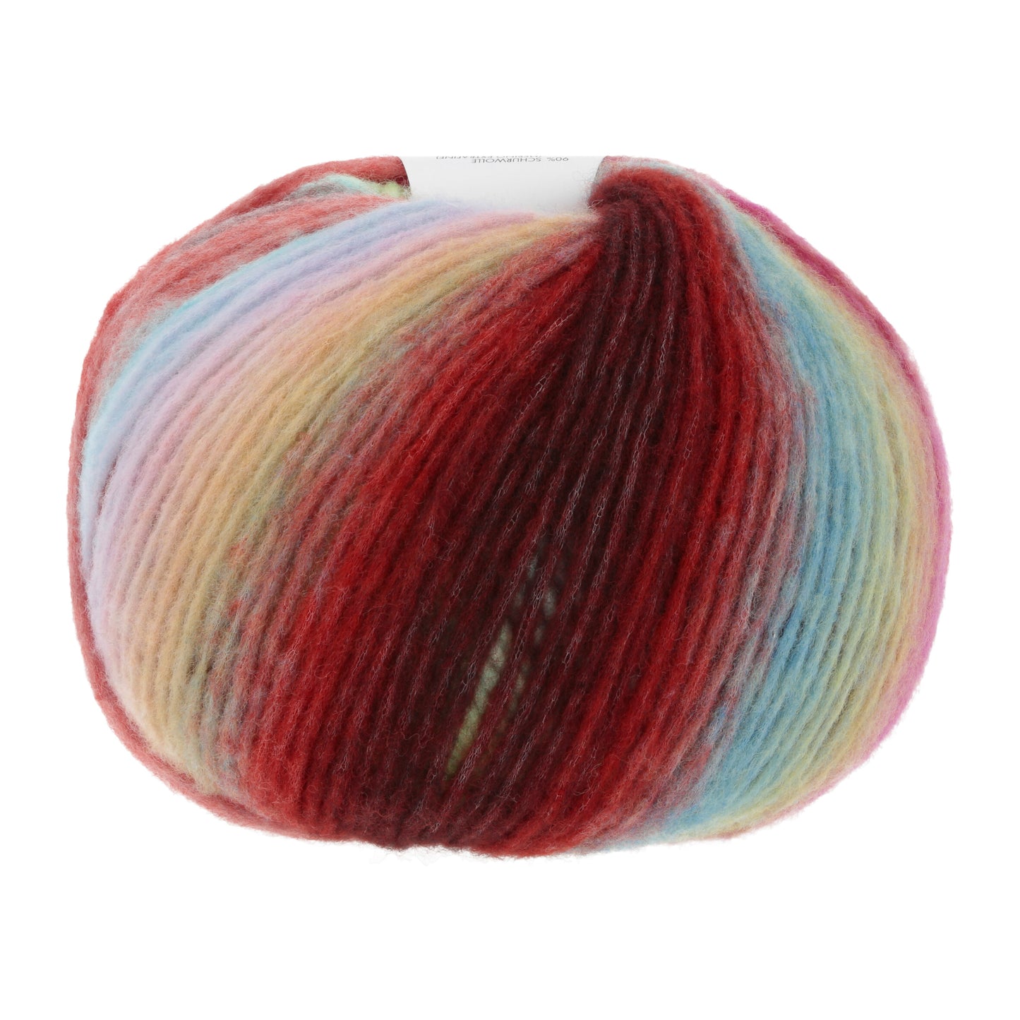 LANG YARNS Cloud 05 Bordeaux Green Blue