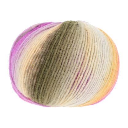 LANG YARNS Cloud 06 Lilac Pink Mustard Yellow