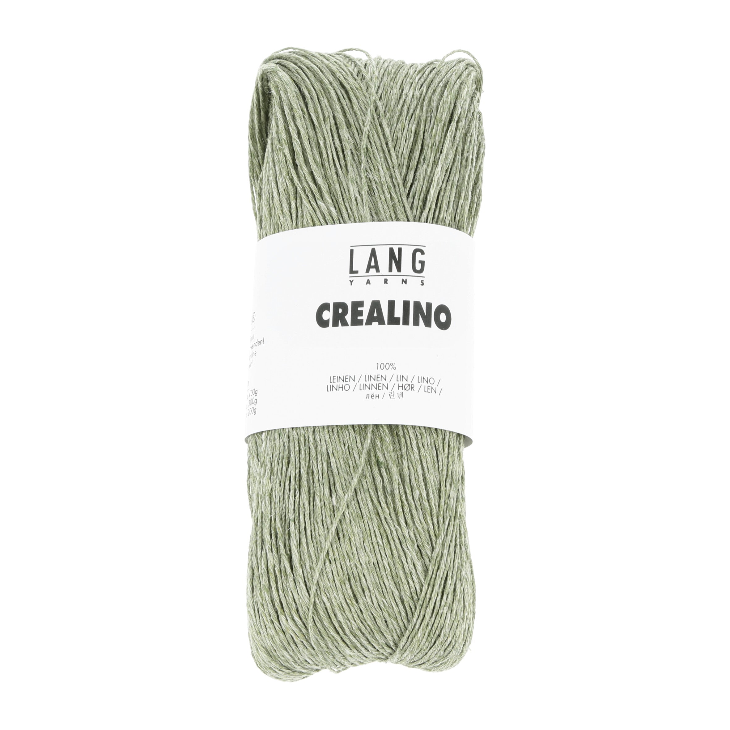 Lang Yarn Crealino 91 Sage Mélange
