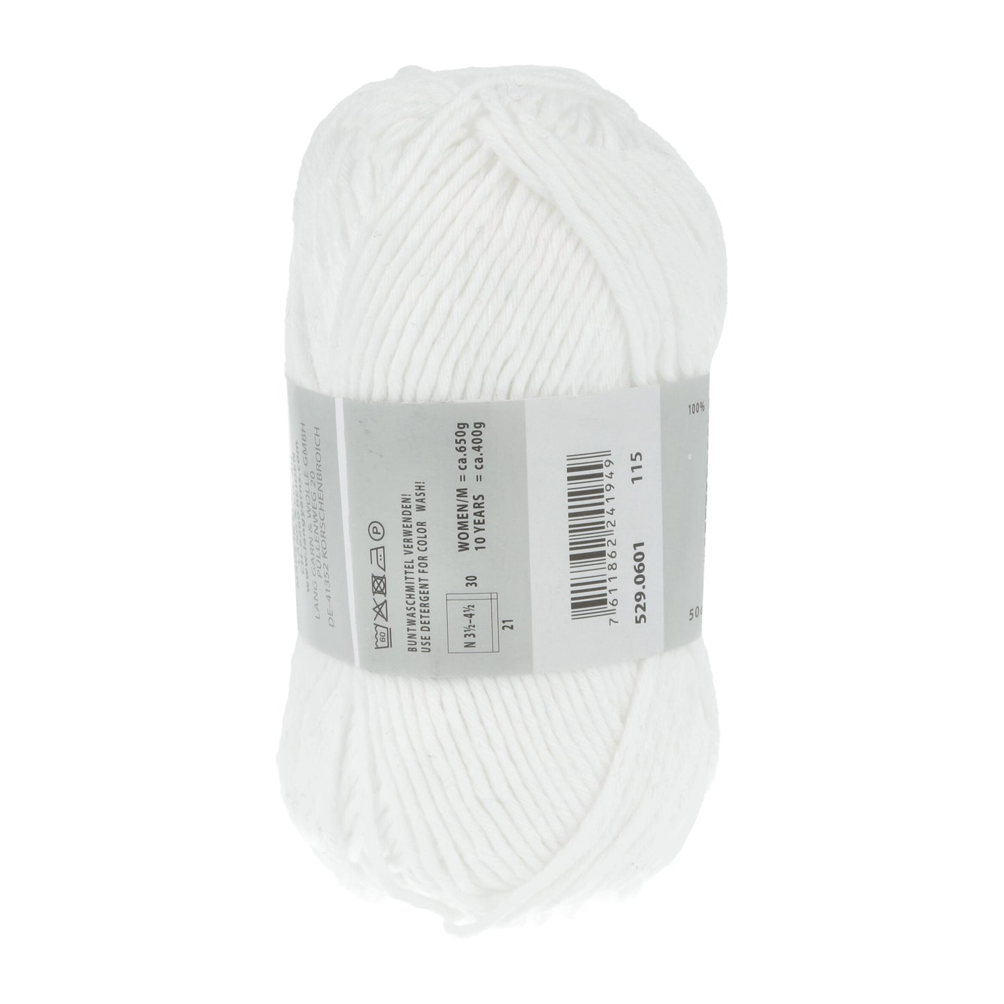 Lang Yarns Handarbeitsgarn 601 White